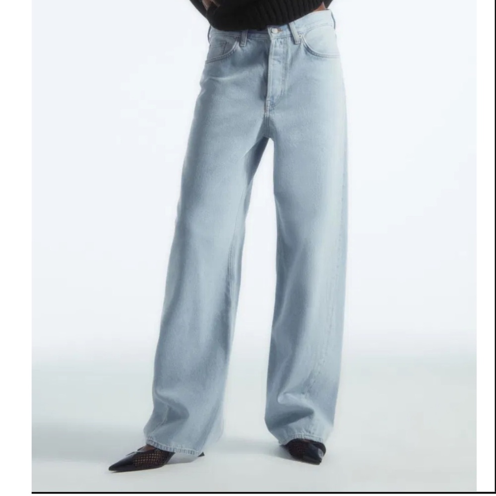 COS Facade Light Blue Jeans 25 Full Length